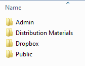Folders example in g-drive